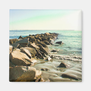 Imã Narragansett Rhode - ímã da praia da ilha