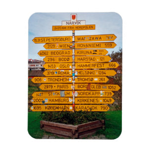 Ímã Narvik signpost