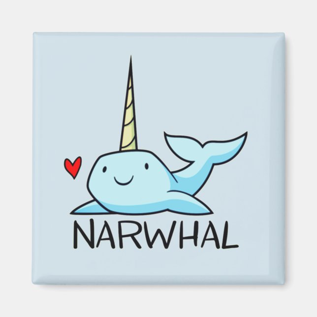 Imã Narwhal (Frente)