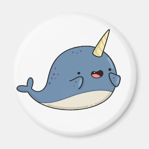 Imã Narwhal Kawaii