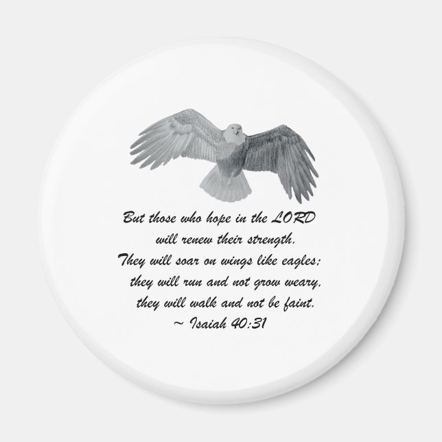 Imã Nas asas como Águia - É 40:31 (Frente)