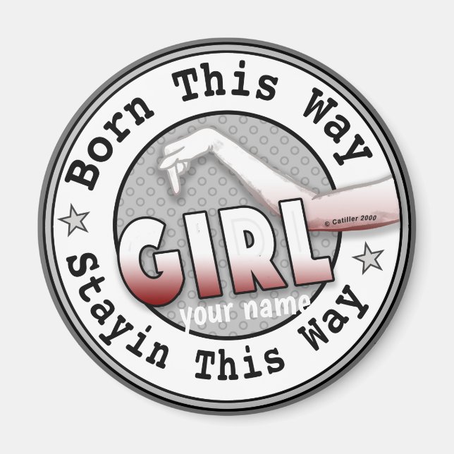 Imã Nascer A Girl (Frente)