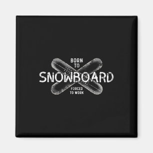Imã Nascer A Snowboard Forçado A Trabalhar - Snowboard