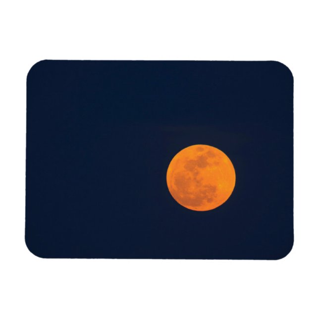 Ímã Nascer da Lua da Super Lua | Savannah, Geórgia (Horizontal)