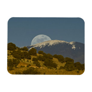 Ímã Nascer da lua sobre as montanhas Sangre de Cristo,