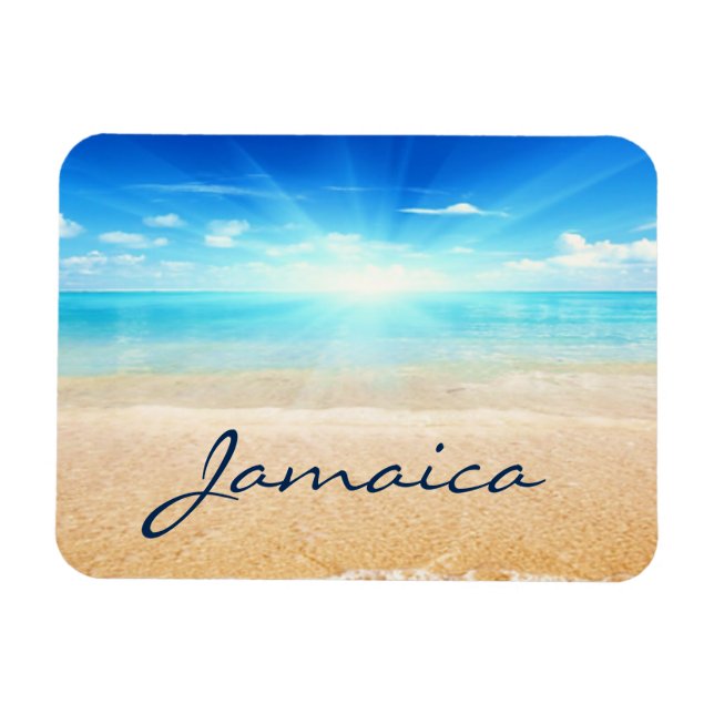 Ímã nascer da praia da Jamaica (Horizontal)