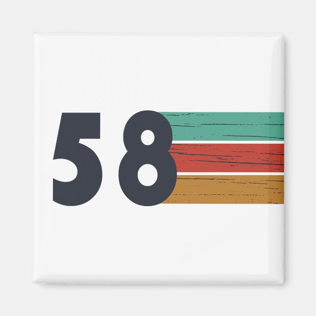 Imã nascer de aniversário de 1958 (Frente)