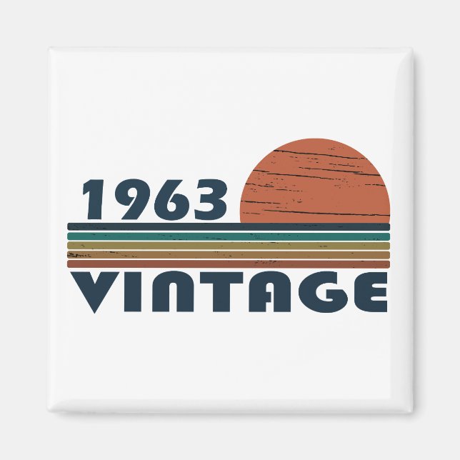 Imã Nascer de aniversário de 1963 (Frente)