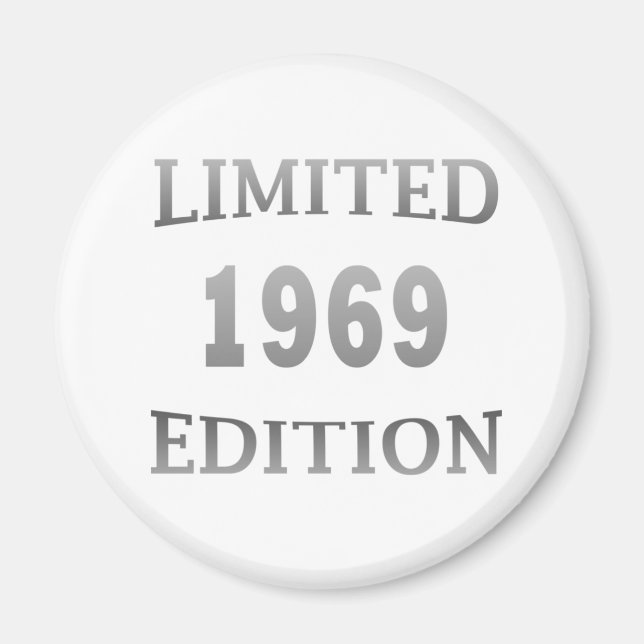 Imã Nascer de aniversário de 1969 (Frente)