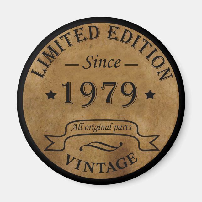 Imã Nascer de aniversário de 1979 (Frente)