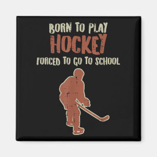 Imã Nascer De Jogar Hockey Forçado Engraçado Na Escola