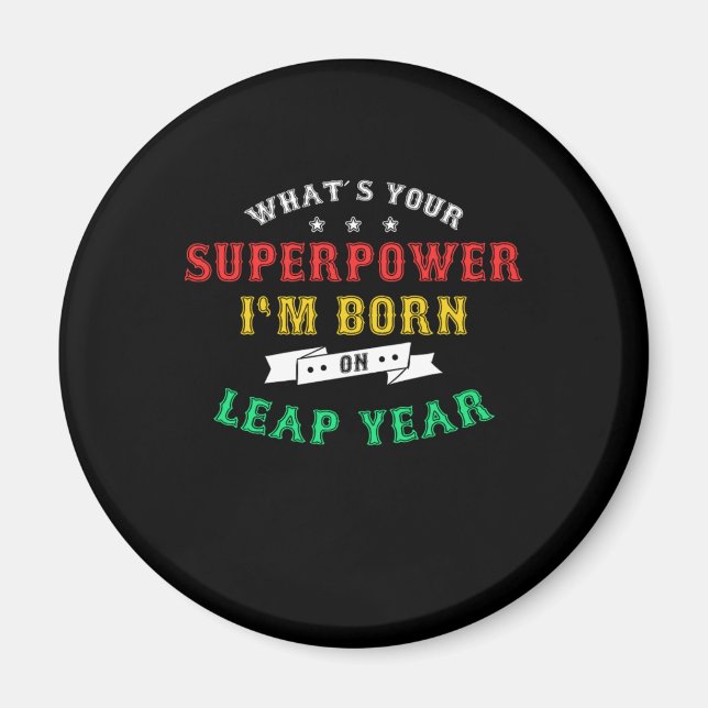 Imã Nascer De Superpotência Leaper Im No Ano Leap Fe (Frente)