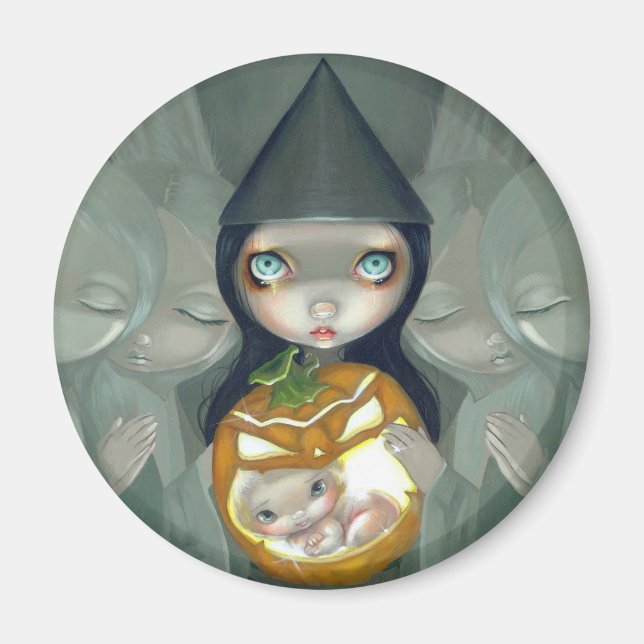 Imã "Nascer de uma Abóbora" (Frente)