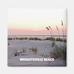 Imã Nascer do sol em julho, praia de Wrightsville