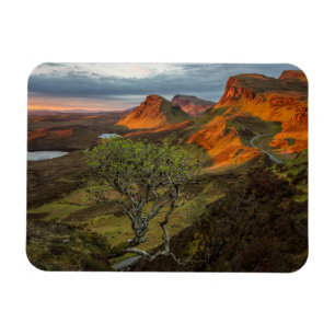 Ímã Nascer do sol em montanhas de Quiraing em Skye,