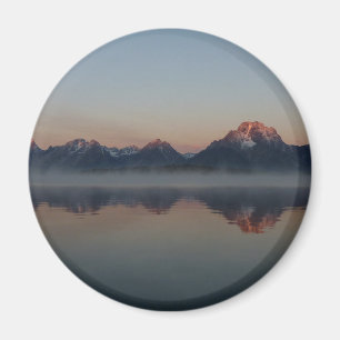 Imã Nascer do sol no parque nacional grande de Teton