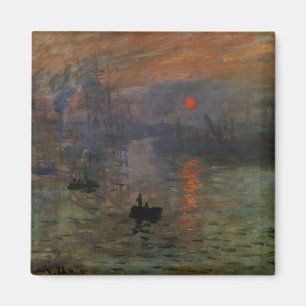 Imã Nascer do sol por Claude Monet, arte da impressão