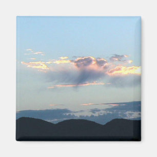 Imã Nascer do sol sobre a montanha do rebitamento no