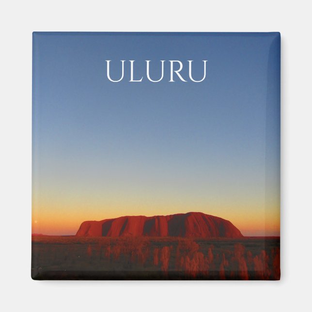 Imã nascer do sol uluru (Frente)