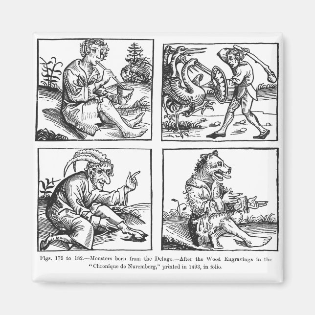 Imã Nascer dos monstros do Deluge (Frente)