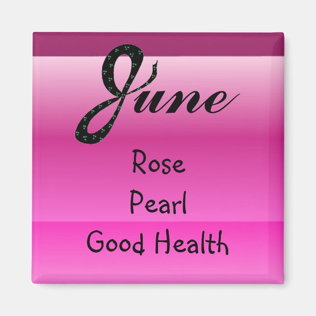 Imã Nascer em junho (Frente)