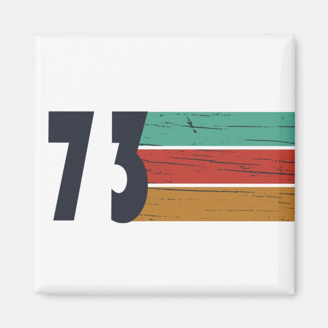 Imã Nascer em presente de aniversário de 1973 (Frente)