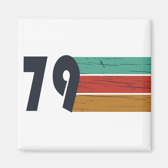 Imã Nascer em presente de aniversário de 1979 (Frente)