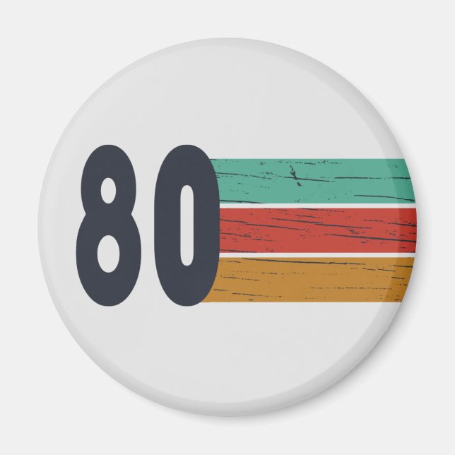 Imã Nascer em presente de aniversário de 1980 (Frente)