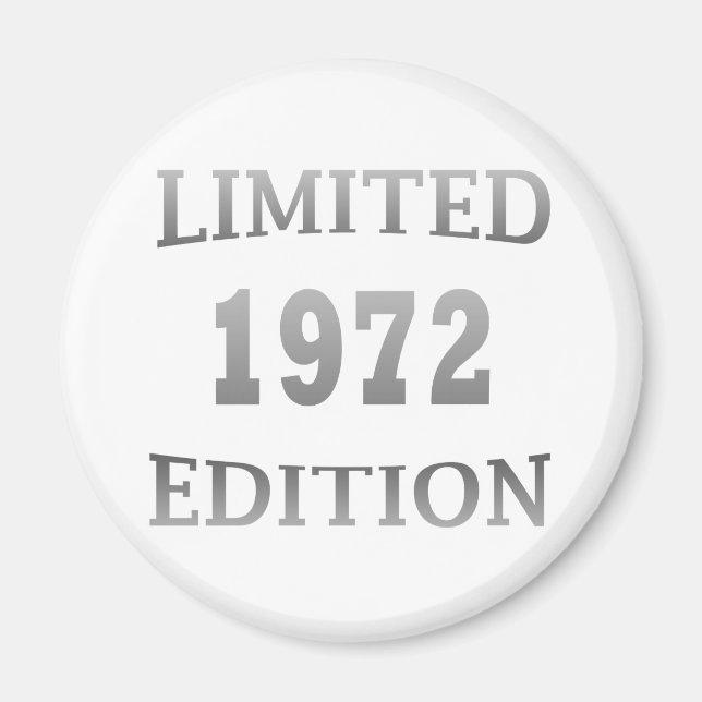 Imã nascer na edição limitada de 1972 (Frente)