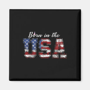 Imã Nascer Nos Eua Camisa Bandeira Dos Eua 4 De Julho