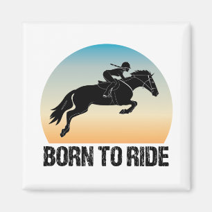 Imã Nascer para Corrida - Menina Equestre Horrível
