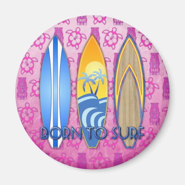 Imã Nascer Para Surf (Frente)