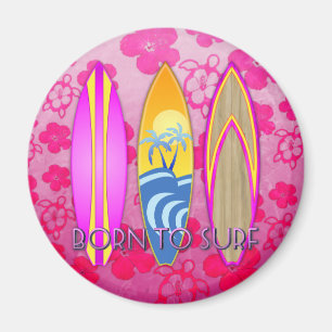 Imã Nascer Rosa Para Surf