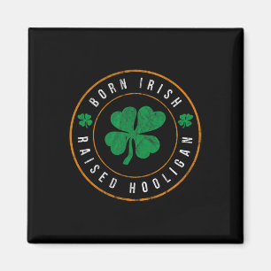 Imã Nascido Irlandês Criado Hooligan - Engraçado Dia d