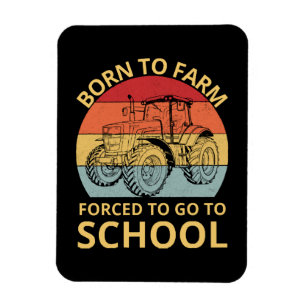 Ímã nascido para a agricultura forçado a ir à escola
