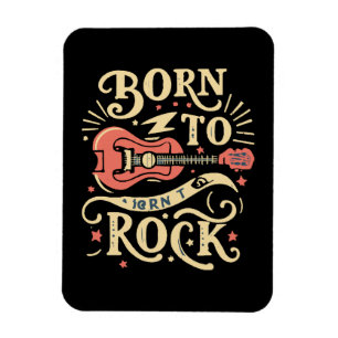 Ímã Nascido para tocar guitarra elétrica