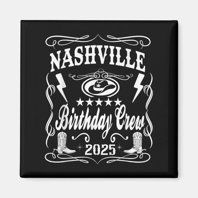 Imã Nashville Birthday Bash 2025 (Frente)