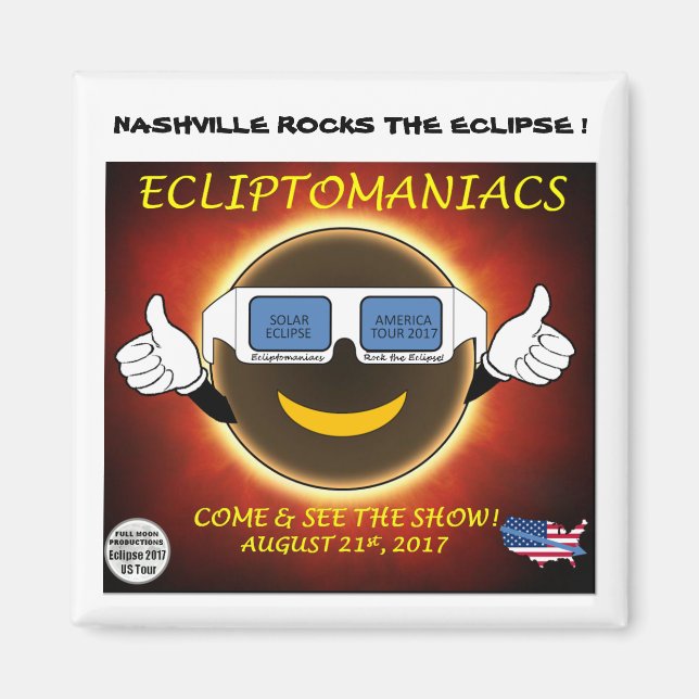 Imã Nashville Eclipse Magnet (Frente)