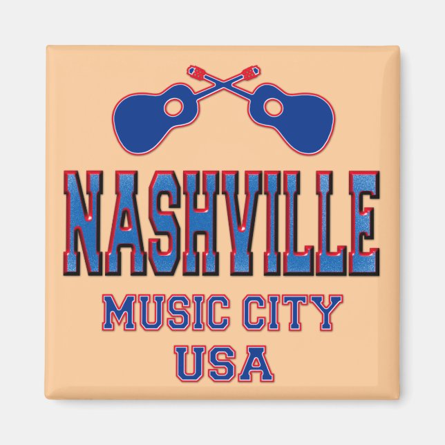 Imã Nashville, Music City USA (Frente)