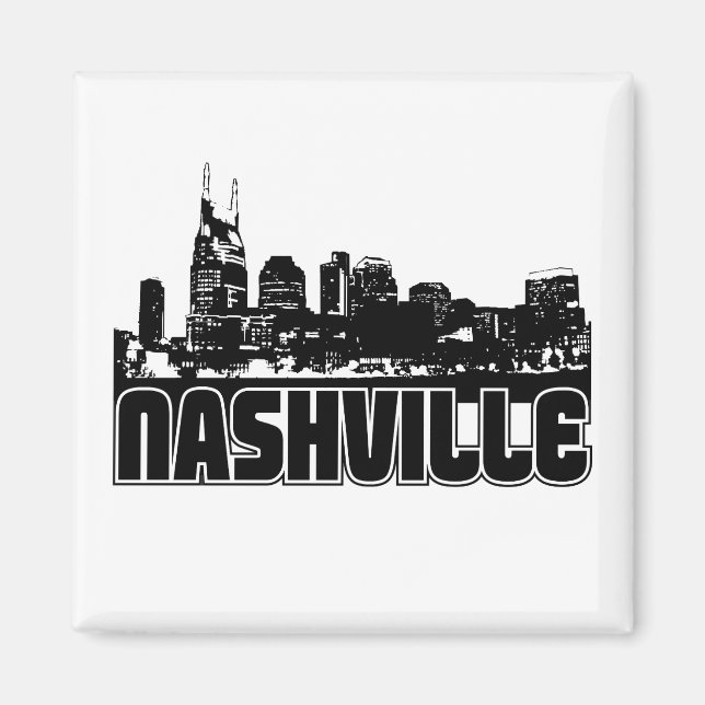 Imã Nashville Skyline (Frente)
