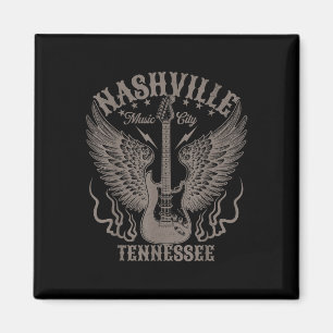 Imã Nashville Tennessee Guitar Country Music City Wome