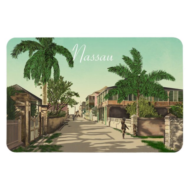Ímã Nassau,Bahamas (Horizontal)