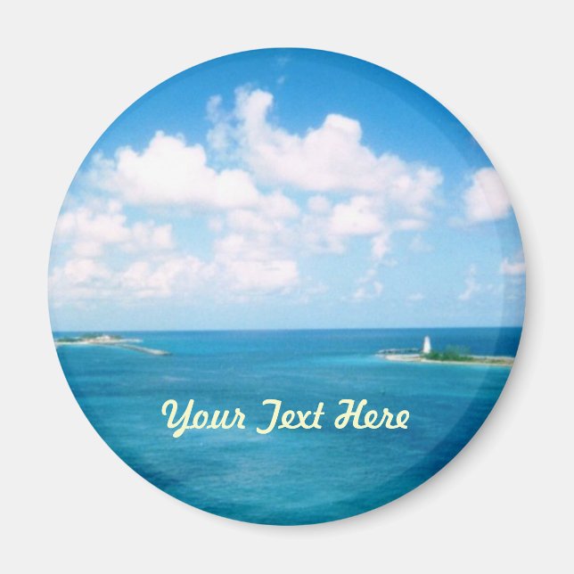 Imã Nassau Harbour Magnet - Terra (Frente)