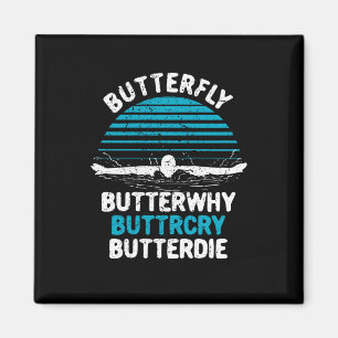 Imã Natação - Borboleta Butterfly