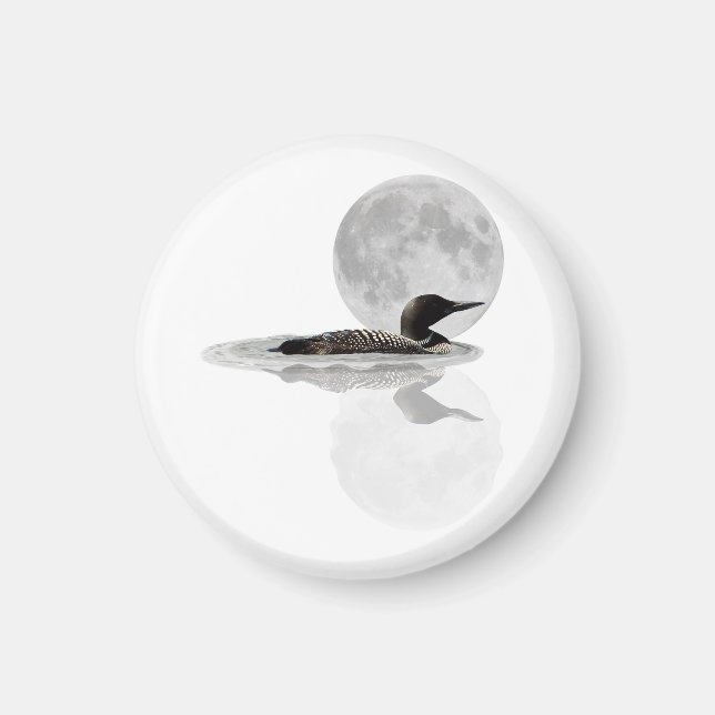 Imã Natações De Lua No Magneta De Lua (Frente)