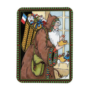 Ímã Natais vintages, Calçados do Papai Noel Toys Clog