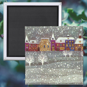 Imã Natais vintages, Cavalo de Papai Noel Aberto