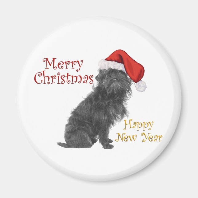 Imã Natal Affenpinscher (Frente)