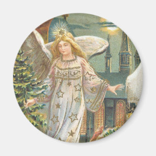 Imã Natal Antigo, Anjo Vitoriano com Árvore