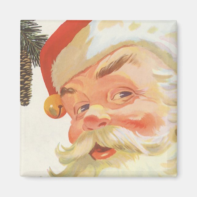 Imã Natal Antigo, Papai Noel Alegre com um Segredo (Frente)